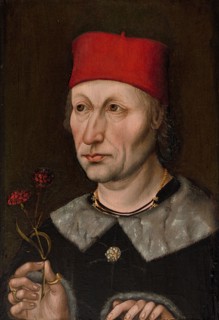Portrait of a Man in a Red Cap, c. 1480, South German, possibly Ulm, Southern Germany, Oil on