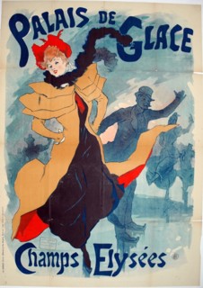 Palais de Glace, 1891, Jules Chéret, (French, 1836-1932), printed by Imprimerie Chaix, France,