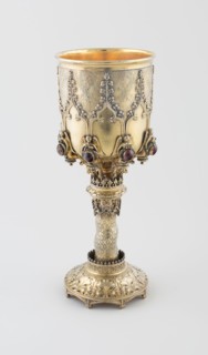 Chalice, 1827/28, Designed by Augustus Welby Northmore Pugin, English, 1812-1852, Made by Rundell,