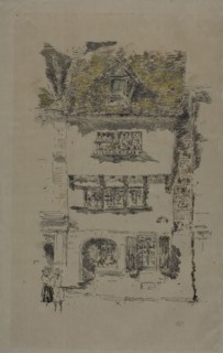 Yellow House, Lannion, 1893, James McNeill Whistler, American, 1834-1903, United States, Transfer