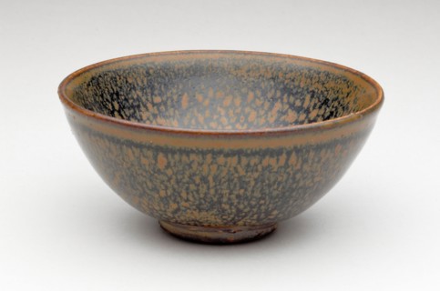 Teabowl, Jin dynasty (1115–1234), 12th century, China, Northern blackware, Cizhou type, stoneware