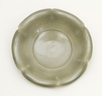Dish with Inverted Petal-Lobed Rim, Northern Song dynasty (960–1127), China, Yaozhou ware, glazed