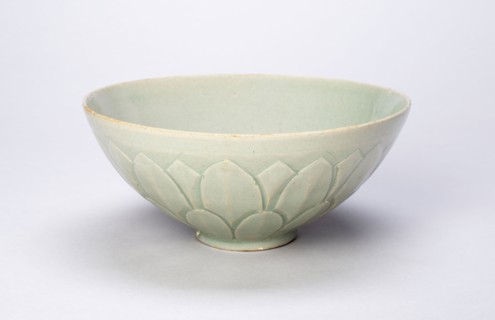 Bowl with Layered Lotus Petals, Goryeo dynasty (918–1392), 12th century, Korean, South Korea,