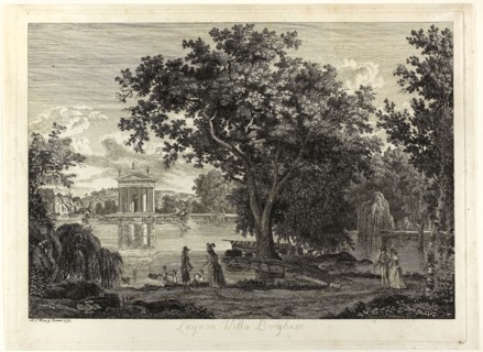 Lake in Villa Borghese, 1793, Albert Christoph Dies, Austrian, born Germany, 1755-1822, Austria,