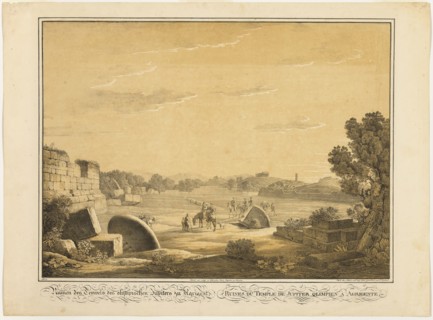 Ruins of the Temple of Jupiter at Agrigente, 1819, Friedrich von Gärtner, German, 1792-1847,