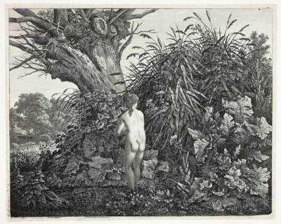 Nymph in a Marshy Woodland, 1800, Carl Wilhelm Kolbe, the elder, German, 1759-1835, Germany,
