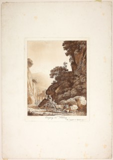 Entrance to the Narrow Pass, 1794, Jacob Wilhelm Mechau, German, 1745-1808, Germany, Etching and