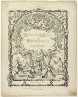 Songs of the Painters with Etchings, 1838, Rudolph von Normann, German, 1806-1882, Germany, Etching