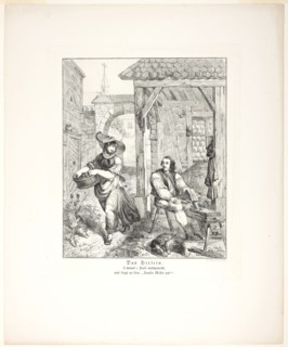 The Little Witch, plate four from Zehn Blätter zu Hebels Alemannischen Gedichten, 1820, Sophie