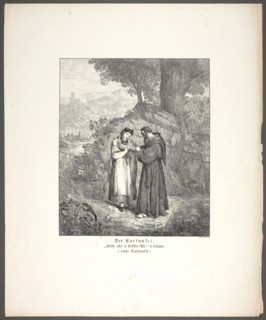 The Carbuncle, plate one from Zehn Blätter zu Hebels Alemannischen Gedichten, 1820, Sophie Reinhard