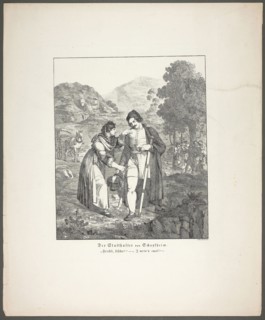 The Governor of Schopfheim, plate seven from Zehn Blätter zu Hebels Alemannischen Gedichten, 1820,