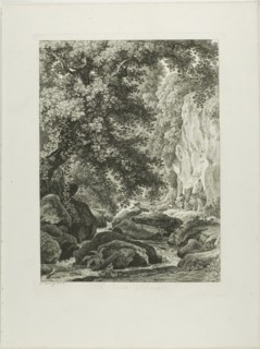 A Civita Castellana, from Malerisch Radierte Prospekte aus Italien, 1793, Johann Christian