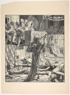 Death the Strangler, The First Outbreak of Cholera at a Masked Ball in Paris, 1831, 1851, Alfred