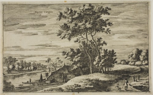 View Near Kampen, plate 4 from Views of Dutch Villages, c. 1650, Roelant Roghman (Dutch,