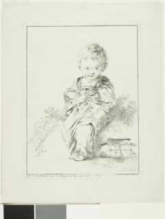 The Little Savoyard, n.d., François Boucher, French, 1703-1770, France, Etching on off-white laid