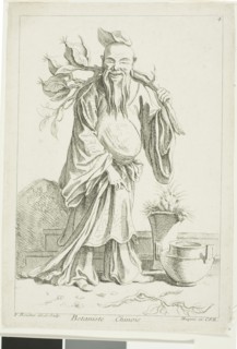 Chinese Botanist, from Recueil de diverses figures chinoise du cabinet de François Boucher,