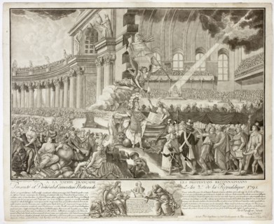 Presenté et dedié a la convention National l’an 2 de la Republique, 1793, A. Duplessis, French,