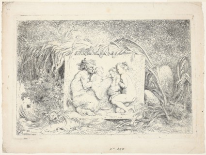 Satyrs Dancing, from Bacchanales, or Satyrs’ Games, 1763, Jean Honoré Fragonard, French, 1732-1806,