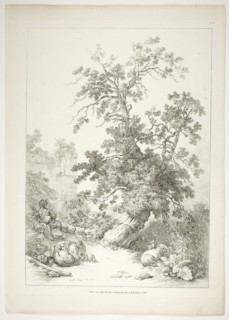 Plate Six of 38 from Oeuvres de J. B. Huet, 1796–99, Jean Baptiste Huet, French, 1745-1811, France,