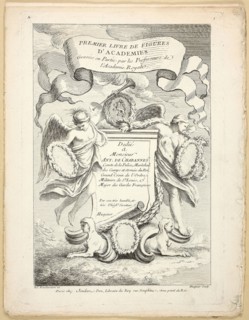 Figure (recto and verso), from Premier livre de figures d’Academies gravées en Partie par les