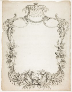 Ornamental Border, n.d., Gabriel Huquier, French, 1695-1772, France, Etching on cream laid paper,
