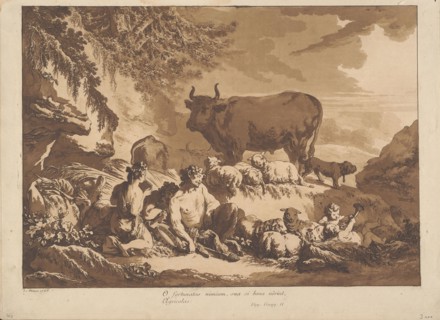 O How Extremely Happy Could Farmers Be, if only they would count their blessings, 1768, Jean