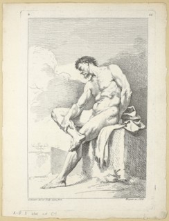 Figure, from Seconde livre de figures d’Academies gravées en Partie par les Professeurs de l’