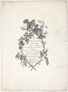 Cover for Collection of New Flowers of Taste for the Manufacture of Persian Cloth, Invented and