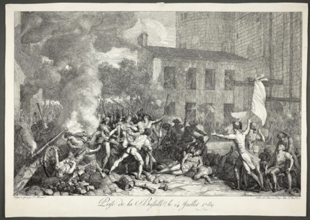 Capturing the Bastille, July 14, 1789, c. 1793, Charles Thevenin, French, 1764-1838, France,