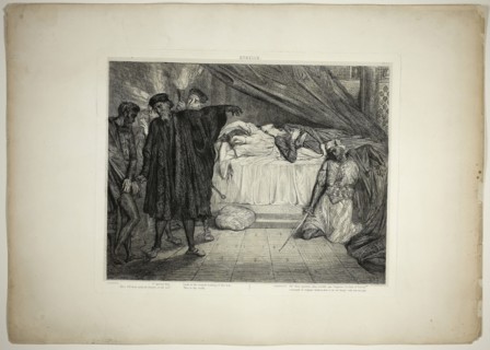 O Spartan dog, plate fifteen from Othello, 1844, Théodore Chassériau, French, 1819-1856, France,