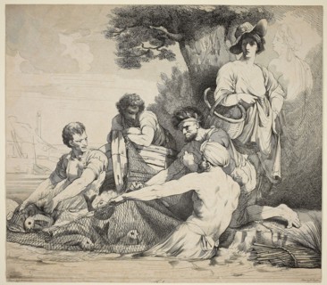 Fishermen, 1880, Robert Blyth (English, 1750-1784), after John Hamilton Mortimer (English,