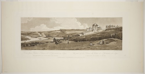 View from Palace Terrace at Saint Germain on Laye, from Twenty Views in Paris and its Environs,