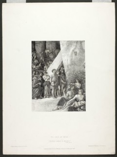 The Days of Noah, 1860, James Smetham, English, 1821-1889, England, Etching on ivory wove paper,