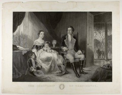 The Courtship of Washington, 1860, John C. McRae, American, active 1855–1880, United States,