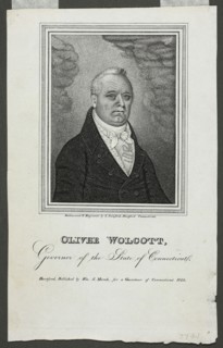 Oliver Wolcott, Governor of Connecticut, 1819, Isaac Sanford, American, active 1783-1822, United