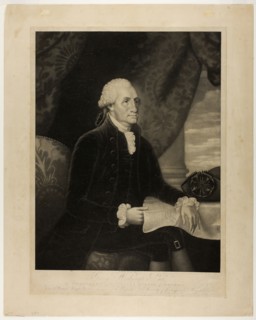 George Washington, 1793, Edward Savage, American, 1761–1817, United States, Mezzotint with