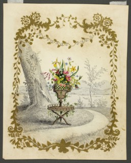 Nature’s Gems, c. 1844, Edwin Whitefield, American, 1816-1892, United States, Lithograph heightened