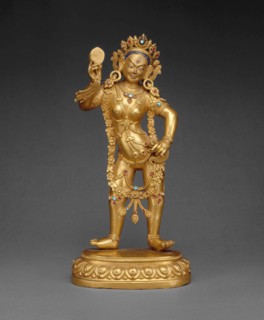 Tantric Enlightened Being (Vajrayogini) Queen of Bliss (Dechen Gyalmo), 18th century, Tibet, Tibet,