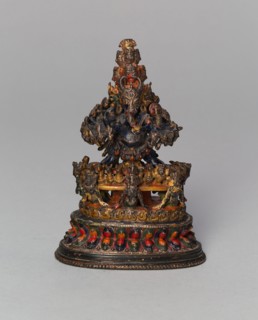 Buffalo-Headed Vajrabhairava, a Wrathful form of Bodhisattva Manjushri, 15th century, Southern