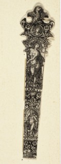 Ornamental Design for Knife Handle with Earth, from The Four Elements, c. 1590, After Johann