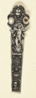 Ornamental Design for Knife Handle with Air, from The Four Elements, about 1590, Johann Theodor de