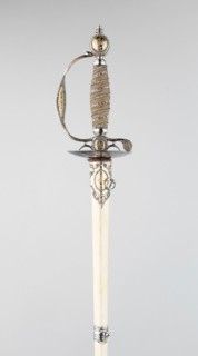 Smallsword and Scabbard, c. 1785, Cutler: Thomas Prosser (English, 1774-1795), England, Steel, two