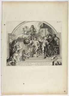 Philip IV Appointing Prince Ferdinand Governor of the Netherlands, plate 25 from Casperius