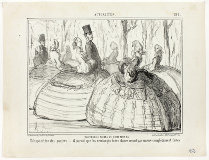 New Fashion of the Half-World. Reappearance of the baskets – it seems that these ladies are not yet