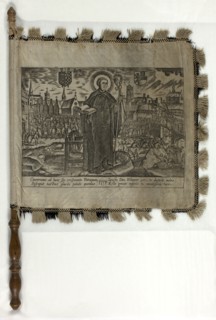 Religious Banner with Scenes of Saint Winnock, 1717, Unknown Artist, Flemish, 18th century,