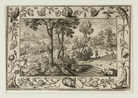 The Enemy Sowing Tares Among the Wheat, from Landscapes with Old and New Testament Scenes and