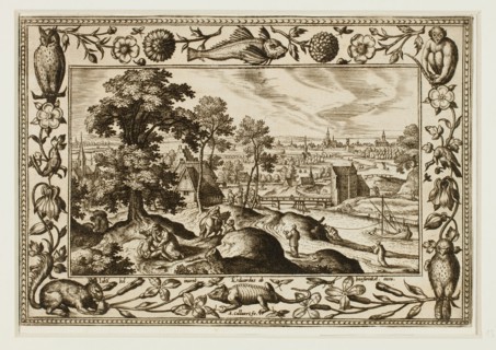 The Parable of the Good Samaritan, from Landscapes with Old and New Testament Scenes and Hunting