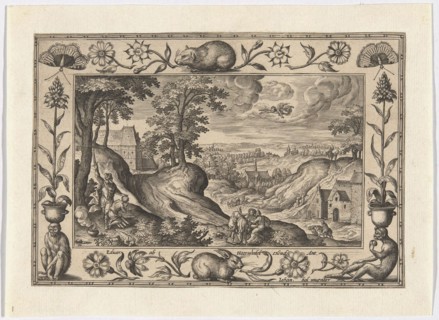 Abraham’s Sacrifice of Isaac, from Landscapes with Old and New Testament Scenes and Hunting Scenes,