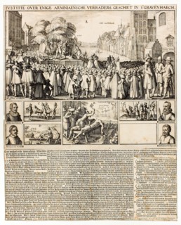 Execution of Arminians in The Hague, 1623, Claes Jansz. Visscher, II, Dutch, 1586–1652,
