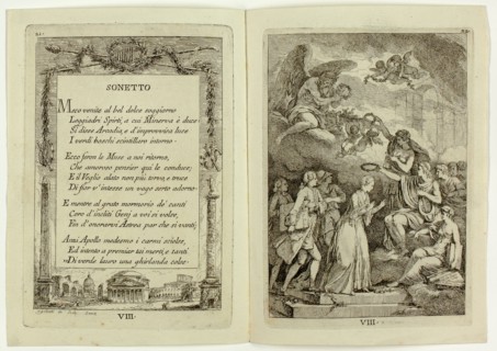 Plate 8, from Nella Venuta, 1764, Franz Edmund Weirotter (Austrian, 1730–1771), after Etienne de